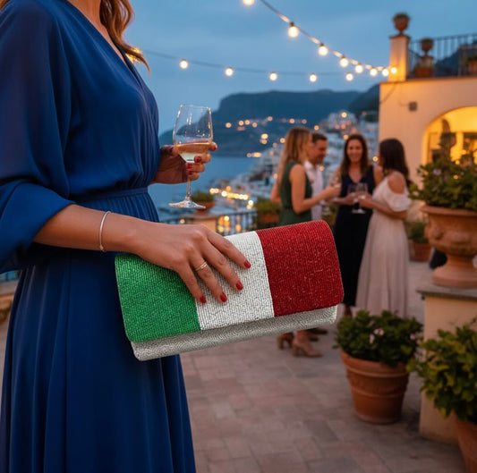 Italian Flag Clutch