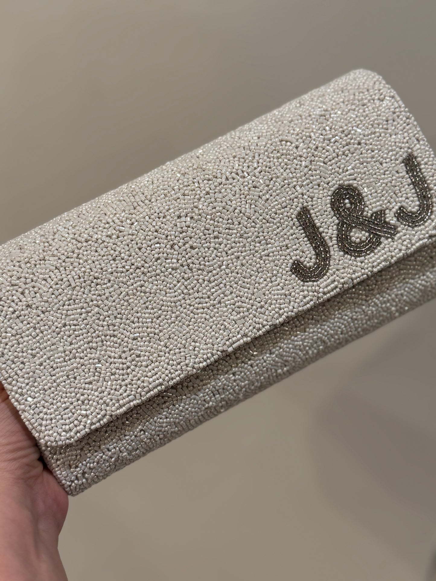 Beaded Bridal Clutch
