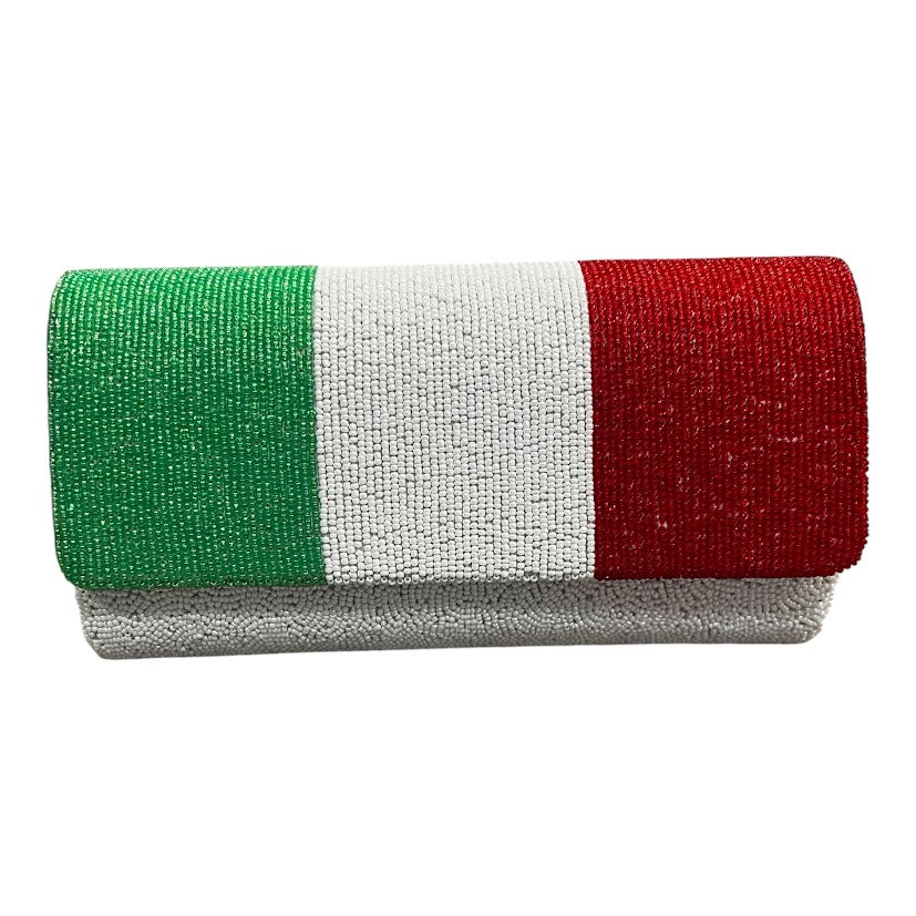 Italian Flag Clutch