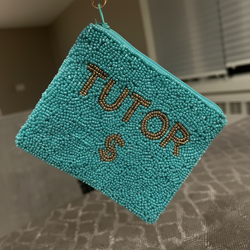 Beaded Tutor Coin Pouch